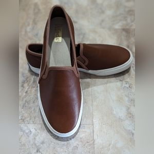 Keds Double Decker Leather Slip On Sneaker